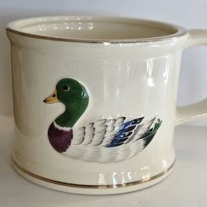 Vintage Franklin Toiletry Mug 1985 Duck Design